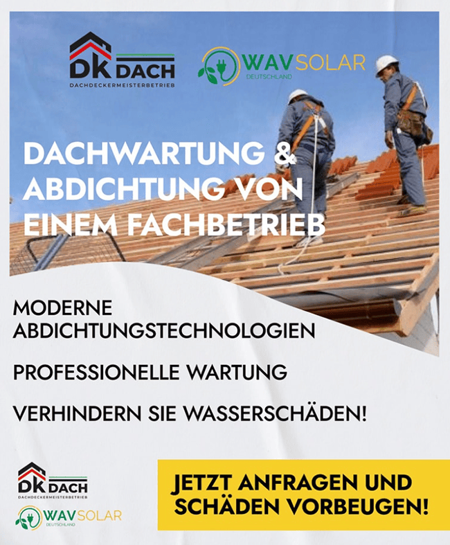 Dachwartung Abdichtung für Kandel